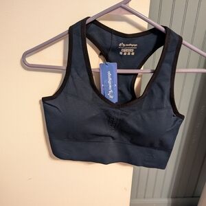 Navy Sports Bra by Headwaygo